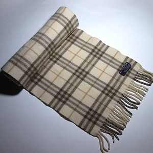 Burberrys London Vintage Wool Scarf